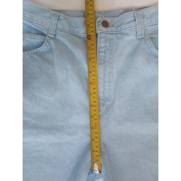 Vintage Ladies Hunt Club Denim Bermuda Shorts High Rise Light Wash Size 12T - Picture 3 of 7